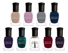 Deborah Lippmann Набор лаков для ногтей Her Majesty 9*8мл (Emperor's New Clothes + Ever After + King Of The Road + Blue Blood + Crown Velvet + If I Ruled The World + Hard Rock + Reign Of Love + Queen Of The Nigh)