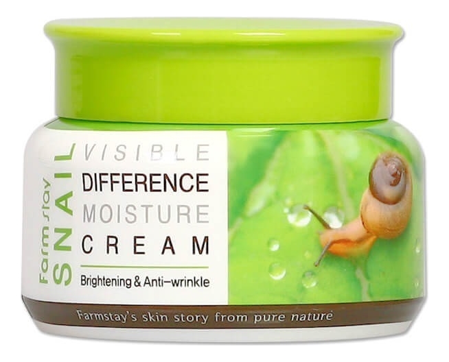 крем для лица с муцином улитки snail visible difference moisture cream 100г Крем для лица с муцином улитки Snail Visible Difference Moisture Cream 100г