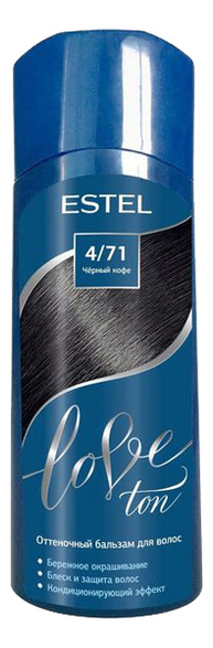 Оттеночный бальзам для волос Love Ton 150мл: 4/71 Черный кофе от Randewoo