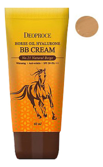 

BB крем для лица с гиалуроновой кислотой и лошадиным жиром Horse Oil Hyalurone Cream SPF50+ PA+++ 60г: No 23, BB крем для лица с гиалуроновой кислотой и лошадиным жиром Horse Oil Hyalurone Cream SPF50+ PA+++ 60г