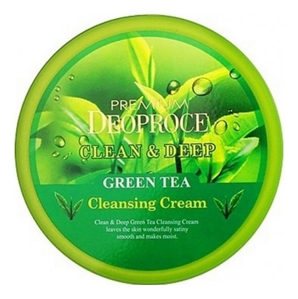 

Крем для лица очищающий с экстрактом зеленого чая Premium Clean & Deep Green Tea Cleansing Cream 300г