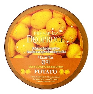 Крем для лица очищающий с экстрактом картофеля Premium Clean & Deep Potato Cleansing Cream 300г