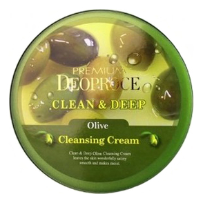 Крем для лица очищающий с экстрактом оливы Premium Clean & Deep Olive Cleansing Cream 300г очищающий крем для лица с экстрактом клубники premium clean