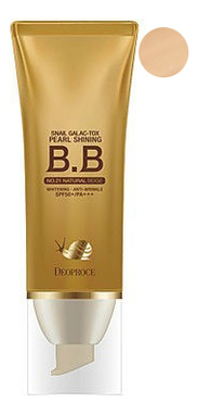 BB крем сияющий с муцином улитки Snail Galac Pearl Shining SPF50+ PA+++ 40г: No 21