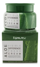 Farm Stay Увлажняющий крем для лица с экстрактом алоэ Visible Difference Fresh Cream Aloe 100мл