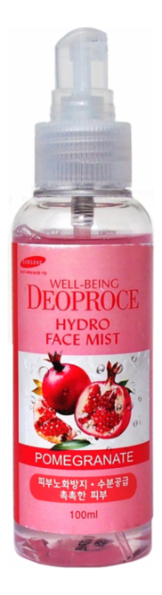 мист для лица увлажняющий deoproce green tea well being hydro face mist 100ml greentea Мист для лица увлажняющий Well-Being Hydro Face Mist Pomegranate 100мл