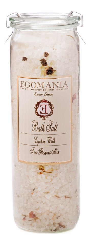 

Соль для ванны Bath Salts Lychee With Tea Flowers Mix 600г (личи и микс чайных цветков)