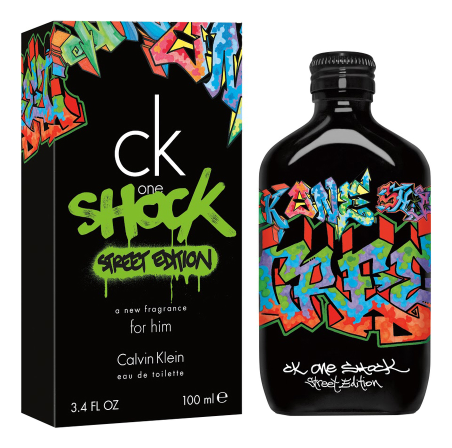 

CK One Shock Street Edition For Him: туалетная вода 100мл, CK One Shock Street Edition For Him