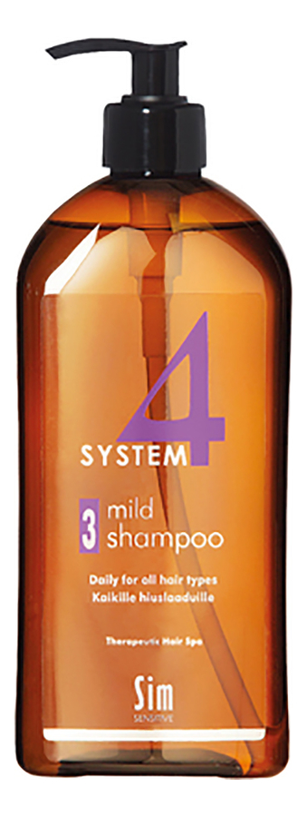 

Шампунь для профилактики волос No3 System 4 Mild Shampoo: Шампунь 500мл, Шампунь для профилактики волос No3 System 4 Mild Shampoo