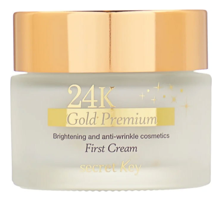 

Крем для лица питательный 24K Gold Premium First Cream: Крем 50г, Крем для лица питательный 24K Gold Premium First Cream