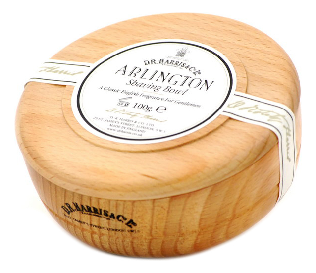 

Твердое мыло для бритья в чаше из бука Shaving Bowl 100г: Arlington (цитрус, папоротник), Твердое мыло для бритья в чаше из бука Shaving Bowl 100г