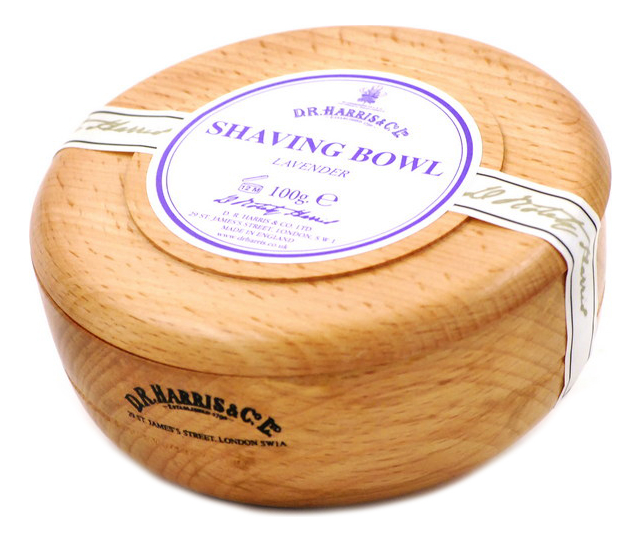 

Твердое мыло для бритья в чаше из бука Shaving Bowl 100г: Lavender (лаванда), Твердое мыло для бритья в чаше из бука Shaving Bowl 100г