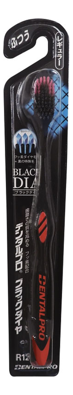 

Щетка зубная с ультратонкой щетиной Black Diamond (средняя)