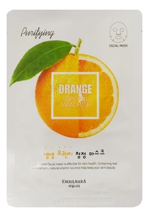 

Маска для лица очищающая Kwailnara Orange Purifying Facial Mask 20мл
