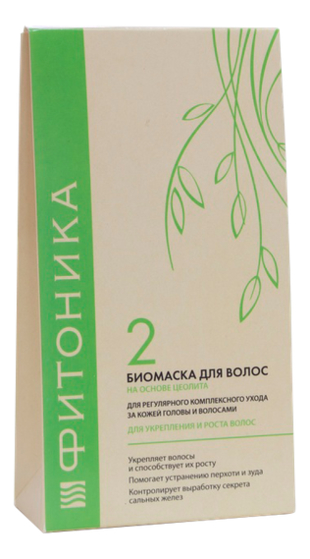 Биомаска для укрепления и роста волос на основе цеолита No 2 Фитоника 150г от Randewoo