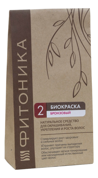 

Биокраска для волос Фитоника 150г: No2 Бронзовый, Биокраска для волос Фитоника 150г