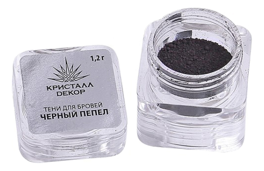

Тени для бровей Кристалл Dекор 1,2г: Черный пепел, Тени для бровей Кристалл Dекор 1,2г