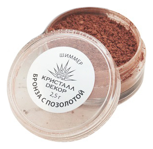 Шиммер Кристалл Dекор 25г Бронза с позолотой 1371₽