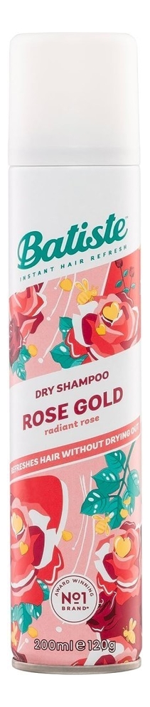 

Сухой шампунь для волос Dry Shampoo Rose Gold 200мл (с ароматом розы)