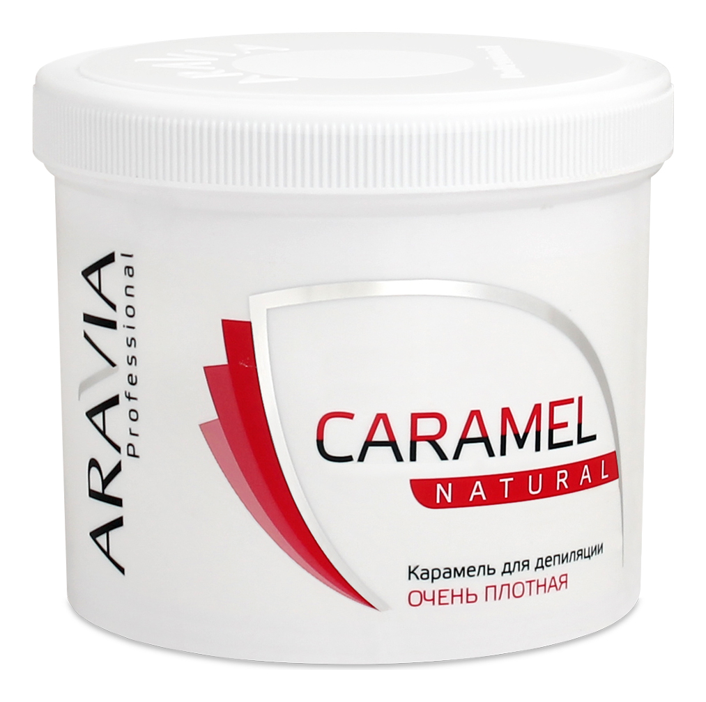 Карамель для депиляции очень плотной консистенции Натуральная Professional Caramel Natural 750г aravia professional карамель для депиляции ванильно сливочная плотной консистенции 750 грамм