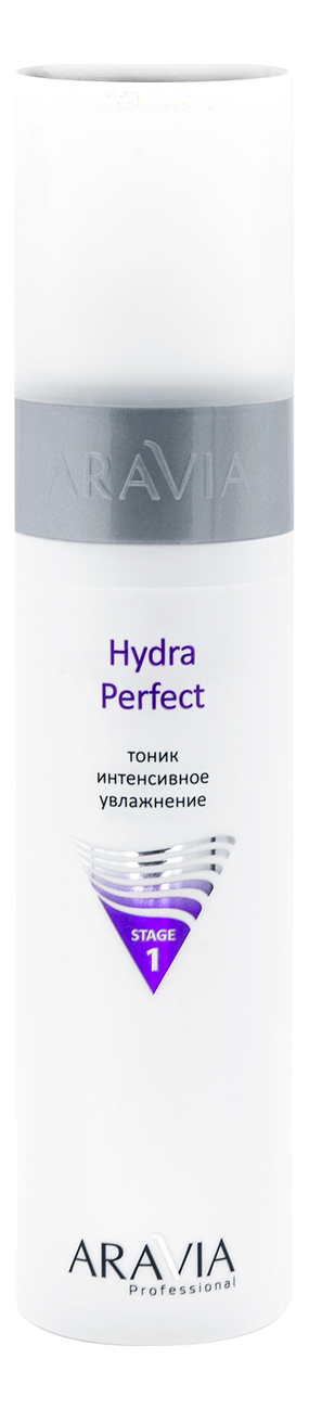 тоник интенсивное увлажнение aravia professional hydra perfect 250 мл Тоник для лица Интенсивное увлажнение Professional Hydra Perfect Stage 1 250мл