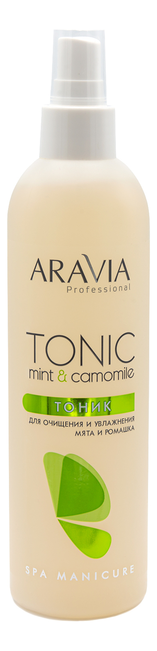 

Тоник для очищения и увлажнения кожи перед процедурой парафинотерапии Professional Tonic Mint & Camomile 300мл
