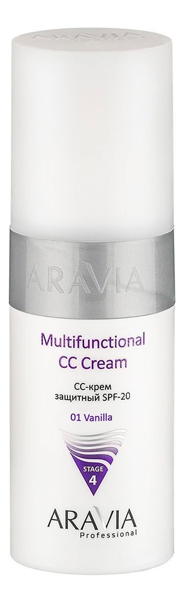 

CC-крем защитный Professional Multifunctional CC Cream SPF20 Stage 4 150мл: 01 Vanilla, CC-крем защитный Professional Multifunctional CC Cream SPF20 Stage 4 150мл