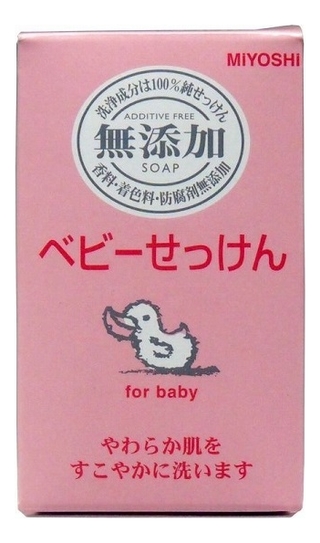 

Детское туалетное мыло на основе натуральных компонентов Additive Free Soap For Baby 80г