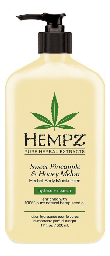 Увлажняющее молочко для тела Sweet Pineapple Honey Melon Herbal Body Moisturizer (ананас и медовая дыня): Молочко 500мл satisfyer анальная пробка sweet seal с вибрацией