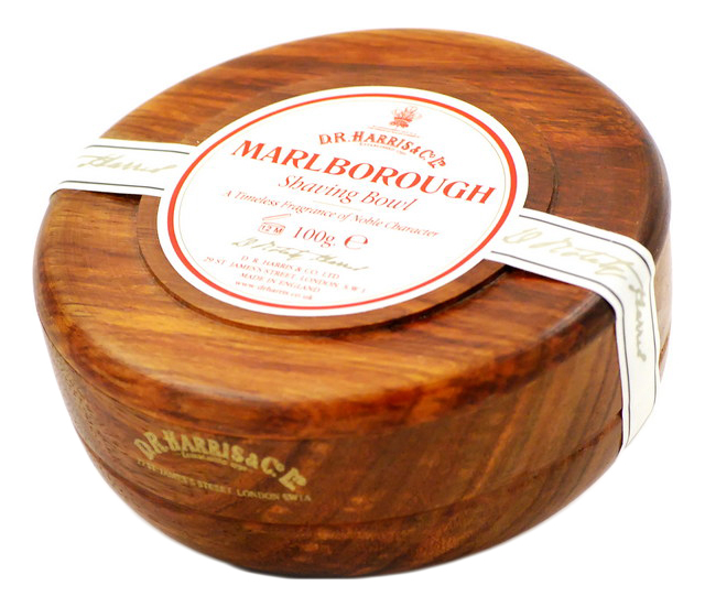Купить Твердое мыло для бритья в чаше из палисандра Shaving Bowl 100г: Marlborough (цитрус, кедр, сандал), D.R.Harris