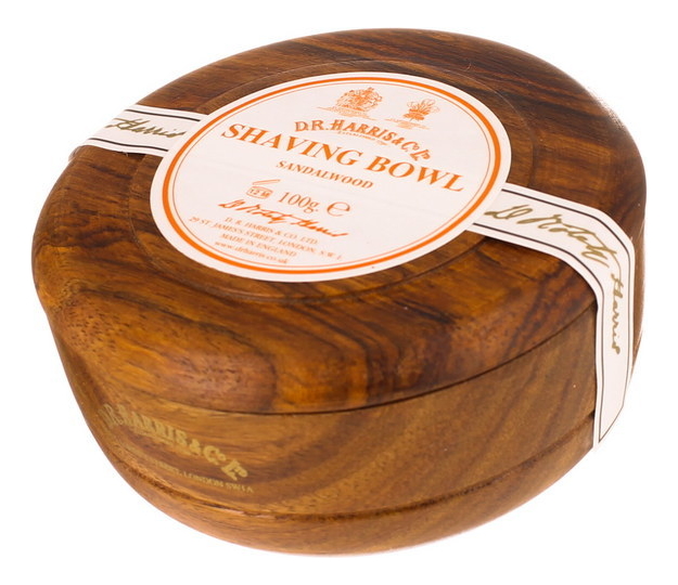 Купить Твердое мыло для бритья в чаше из палисандра Shaving Bowl 100г: Sandalwood (сандаловое дерево), D.R.Harris