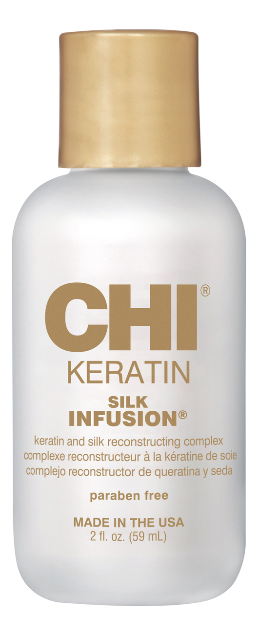 Кератиновый шелк для волос Keratin Silk Infusion: Шелк 59мл сыворотка для восстановления волос mending infusion