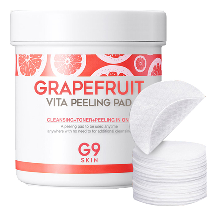 

Ватные диски для пилинга G9 Skin Grapefruit Vita Peeling Pad 200г