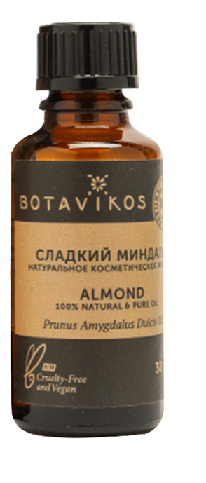 Купить Натуральное жирное масло Миндаль сладкий 100% Prunus Amygdalus Dulcis Oil 30мл, Botavikos