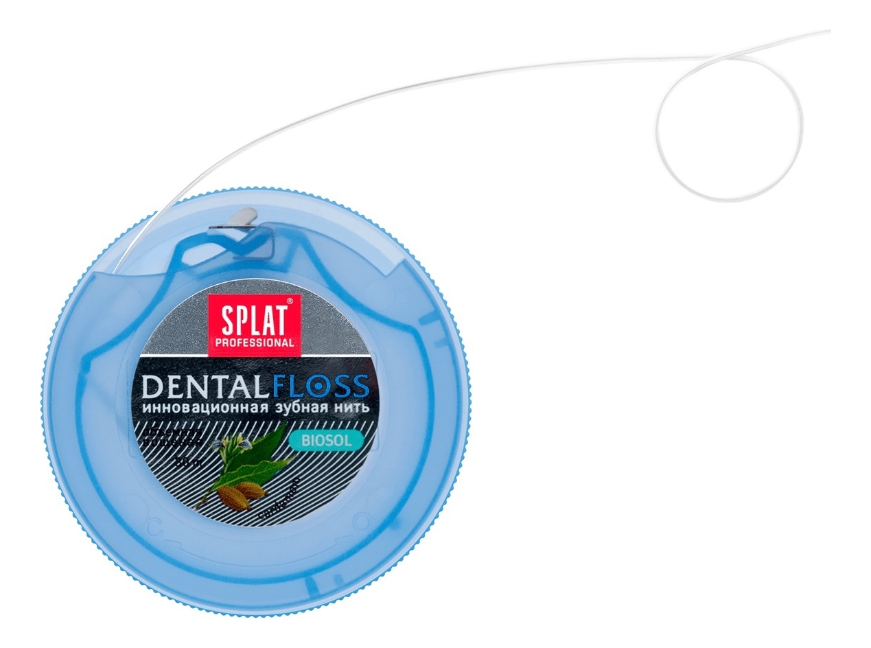 

Антибактериальная объемная зубная нить Кардамон Dental Floss 30м