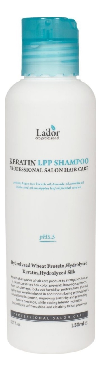Шампунь для волос кератиновый Keratin Lpp Shampoo: Шампунь 150мл шампунь для волос кератиновый keratin lpp shampoo шампунь 500мл