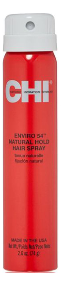 Лак для волос средней фиксации Enviro Natural Hold Hair Spray: Лак 74г лак для волос enviro 54 hair spray natural hold лак 284г