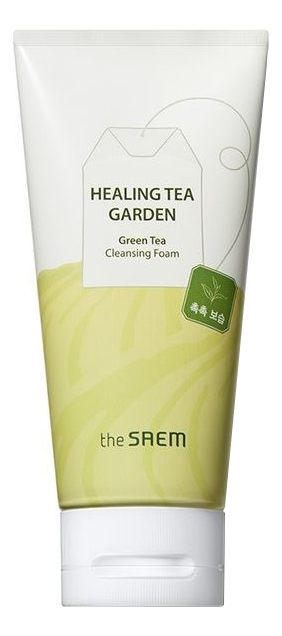 Купить Пенка для лица с экстрактом зеленого чая Healing Tea Garden Green Tea Cleansing Foam: Пенка 150мл, The Saem
