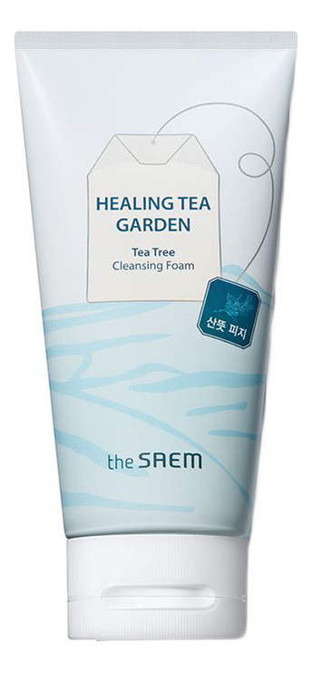 Пенка очищающая с экстрактом чайного дерева Healing Tea Garden Tea Tree Cleansing Foam: Пенка 150мл the saem пенка увлажняющая очищающая с экстрактом чайного дерева healing tea garden tea tree cleansing foam