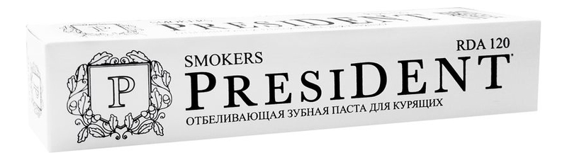 Зубная паста отбеливающая для курящих Smokers 75мл