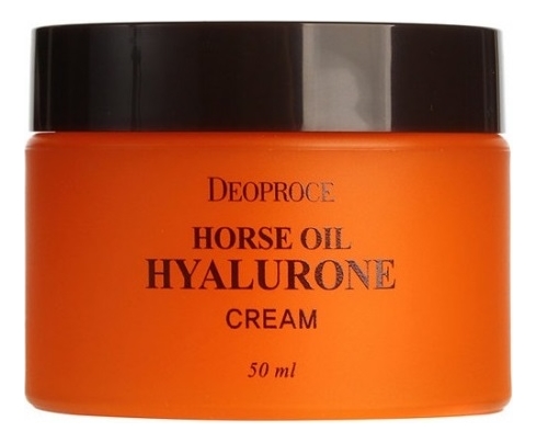 

Крем для лица с гиалуроновой кислотой и лошадиным жиром Horse Oil Hyalurone Cream 50мл