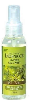 мист для лица увлажняющий deoproce green tea well being hydro face mist 100ml greentea Мист для лица увлажняющий Well-Being Hydro Face Mist Olive 100мл