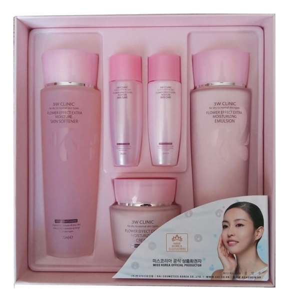 

Набор для лица Flower Effect Extra Moisturizing 3 (тоник 150/30мл + эмульсия 150/30мл + крем 50мл)