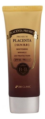 

Солнцезащитный BB крем для лица с плацентой Premium Placenta Sun Cream SPF40 PA+++ 70мл