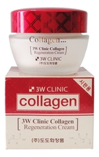3W CLINIC Крем для лица с коллагеном регенерирующий Collagen Regeneration Cream 60мл
