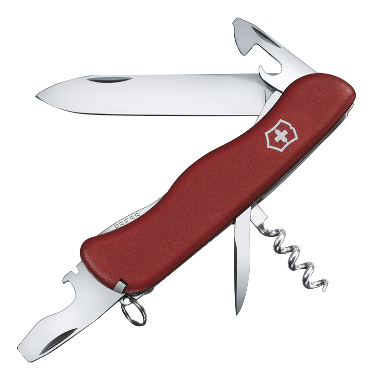 Нож перочинный Nomad 111мм 11 функций (красный)