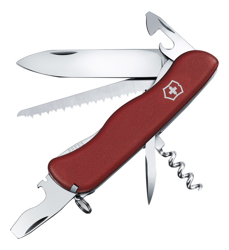 Нож перочинный Forester 111мм 12 функций (красный) от Randewoo