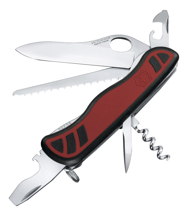 Нож перочинный Forester 111мм 10 функций (красный)