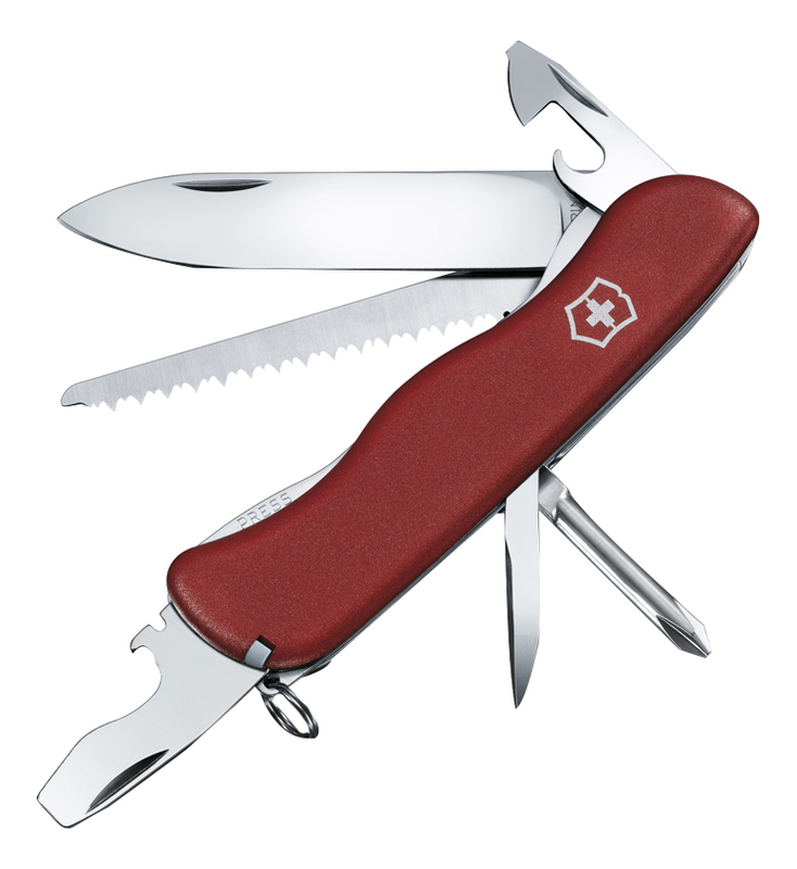 Нож перочинный Trailmaster 111мм 12 функций (красный) от Randewoo