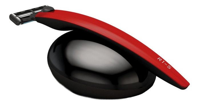 Купить Набор (бритва R1-S Gillette Mach3 красный + подставка для бритвы R1 / R1-S, черный), Bolin Webb